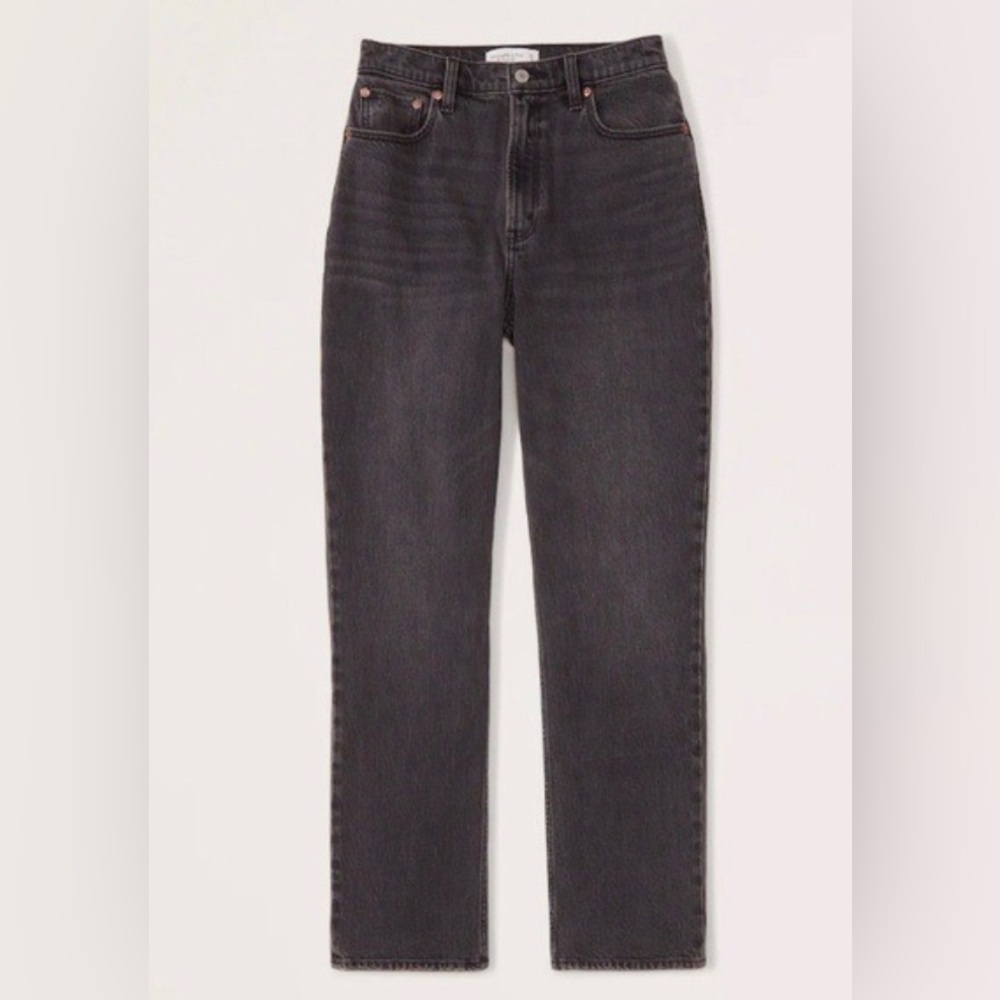 Women’s Abercrombie & Fitch Curve Love The 90’s Straight Ultra High Rise Jean